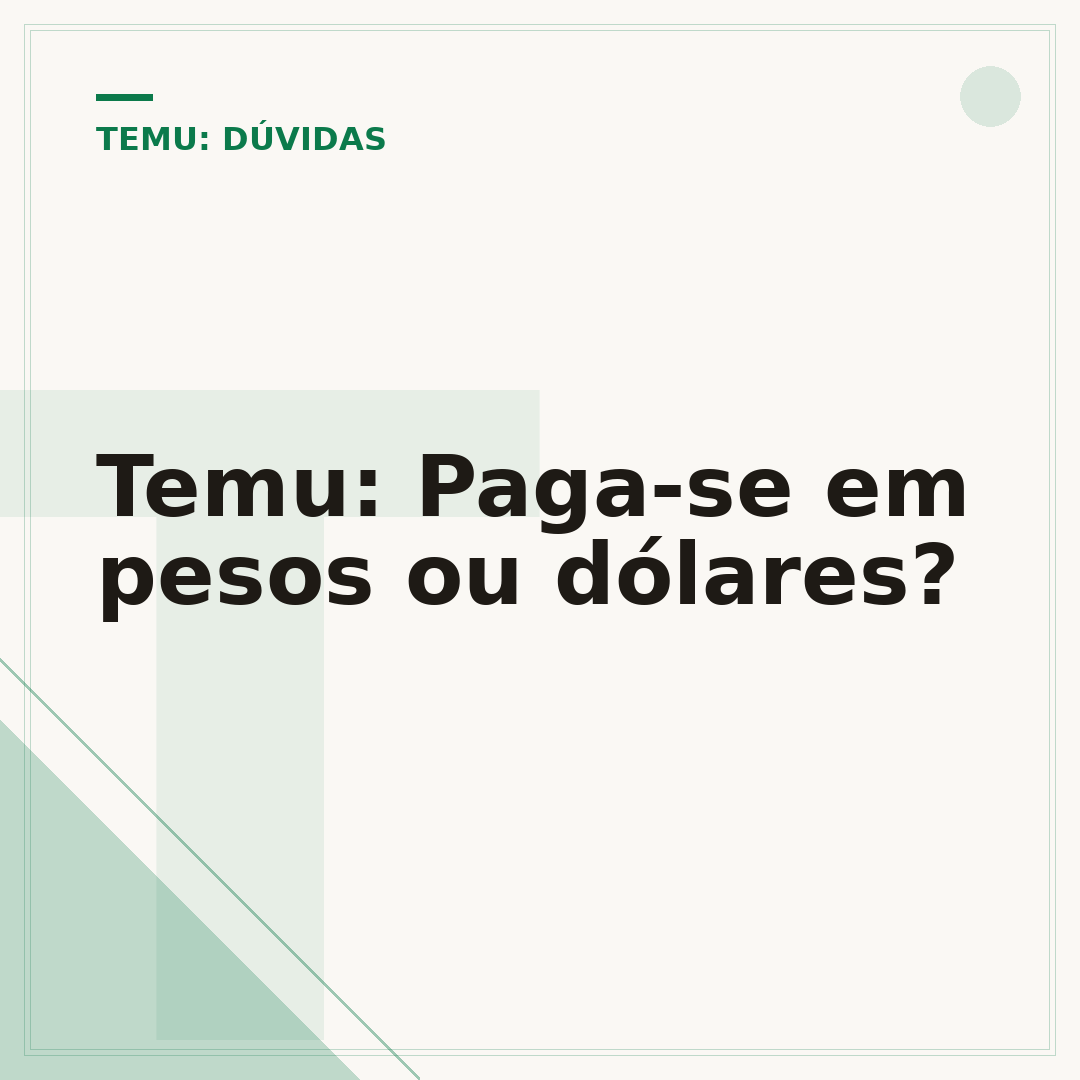 Temu: Paga-se em pesos ou dólares?