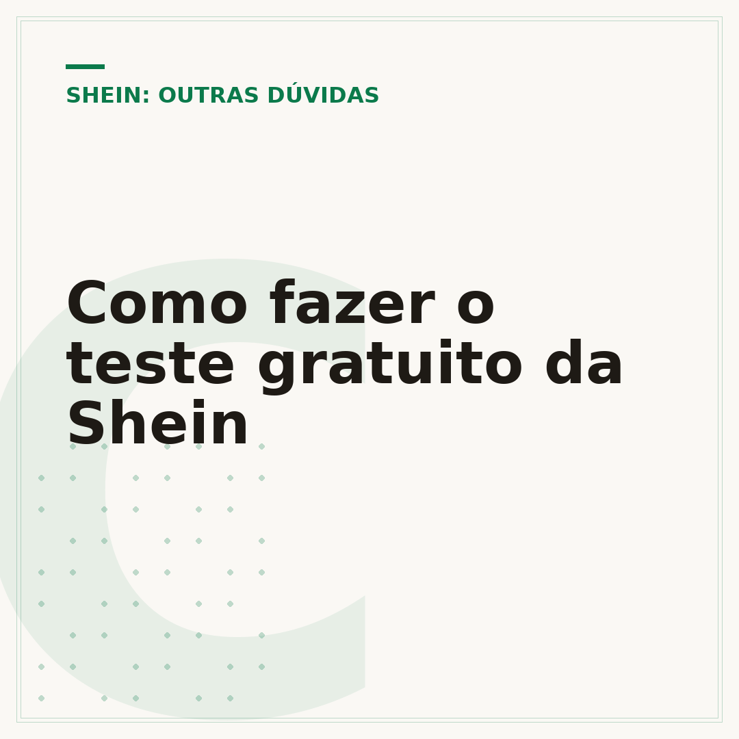 Como fazer o teste gratuito da Shein