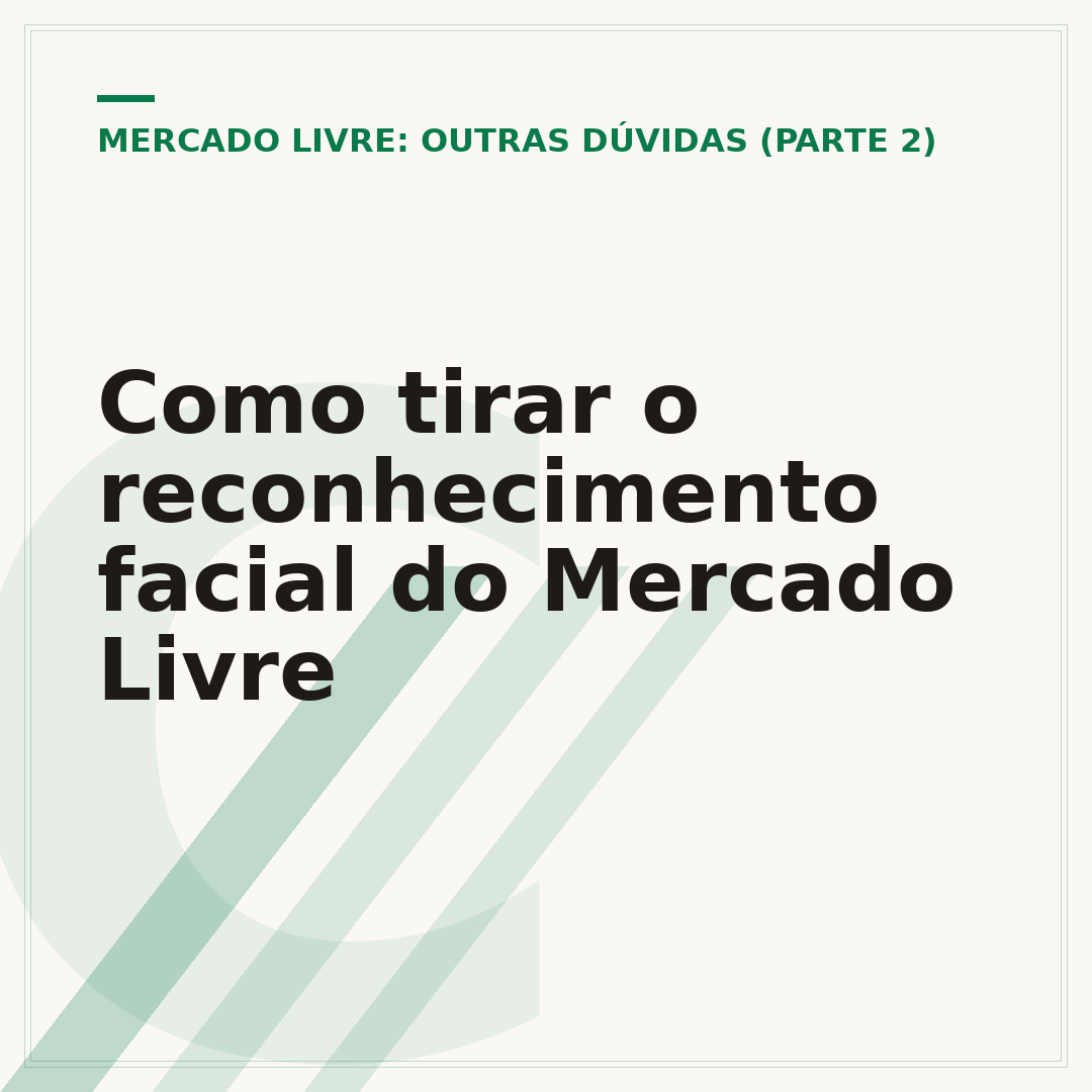 Como tirar o reconhecimento facial do Mercado Livre