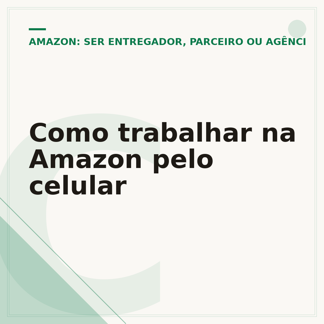 Como trabalhar na Amazon pelo celular