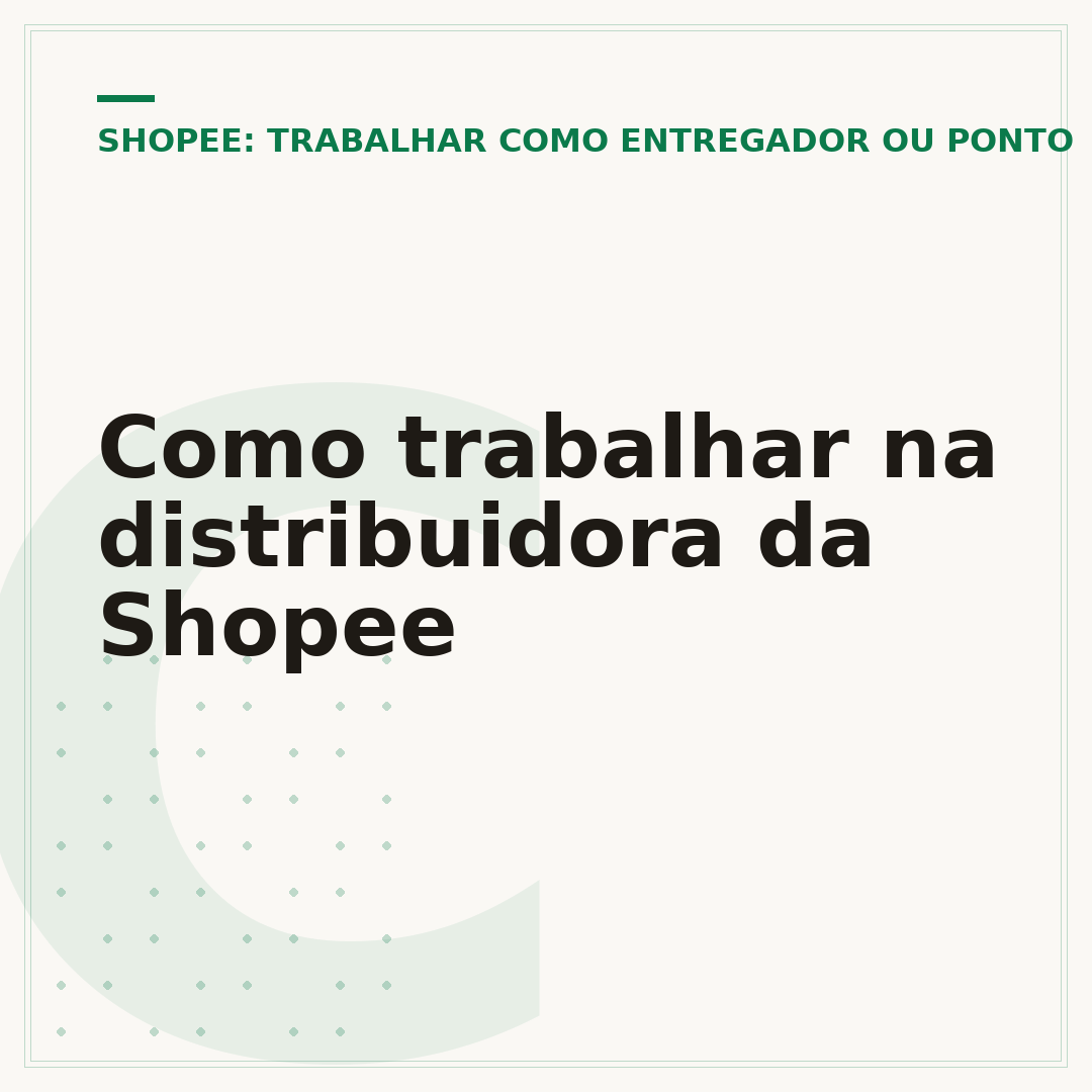 Como trabalhar na distribuidora da Shopee