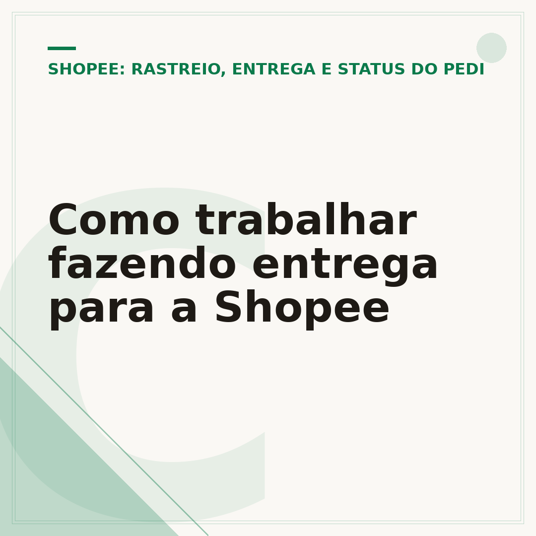 Como trabalhar fazendo entrega para a Shopee