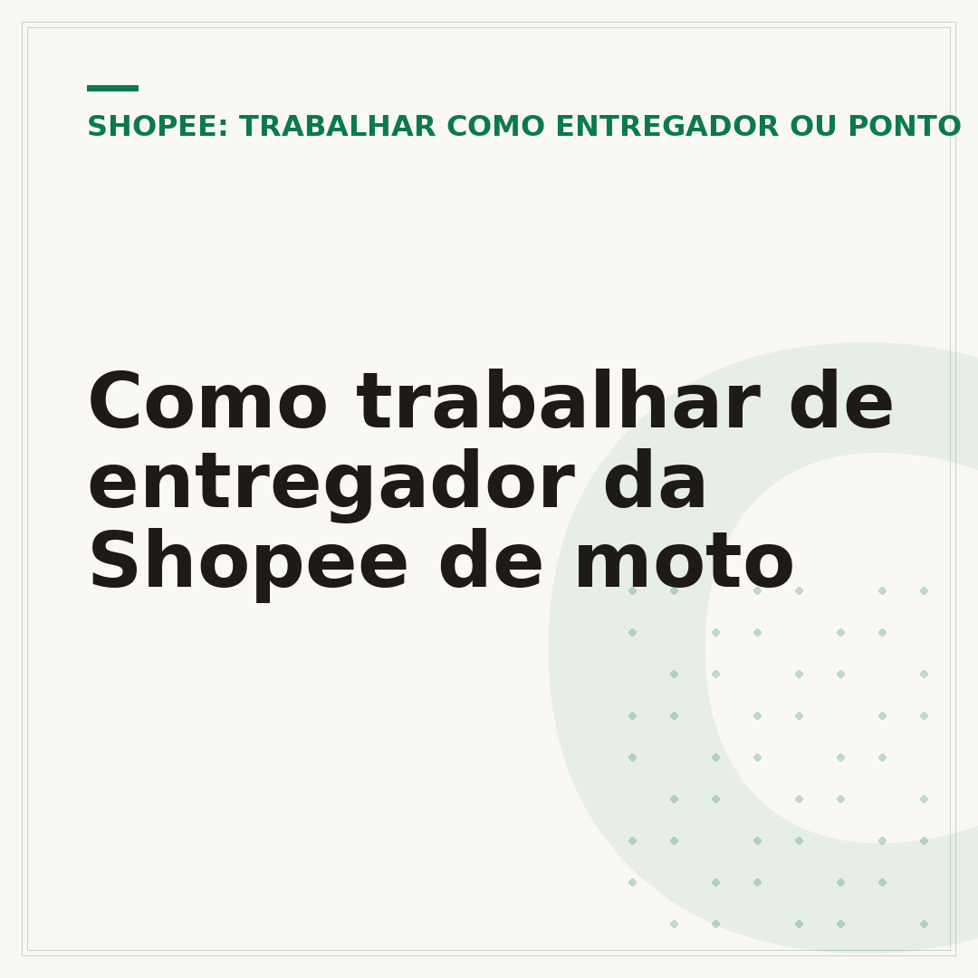 Como trabalhar de entregador da Shopee de moto