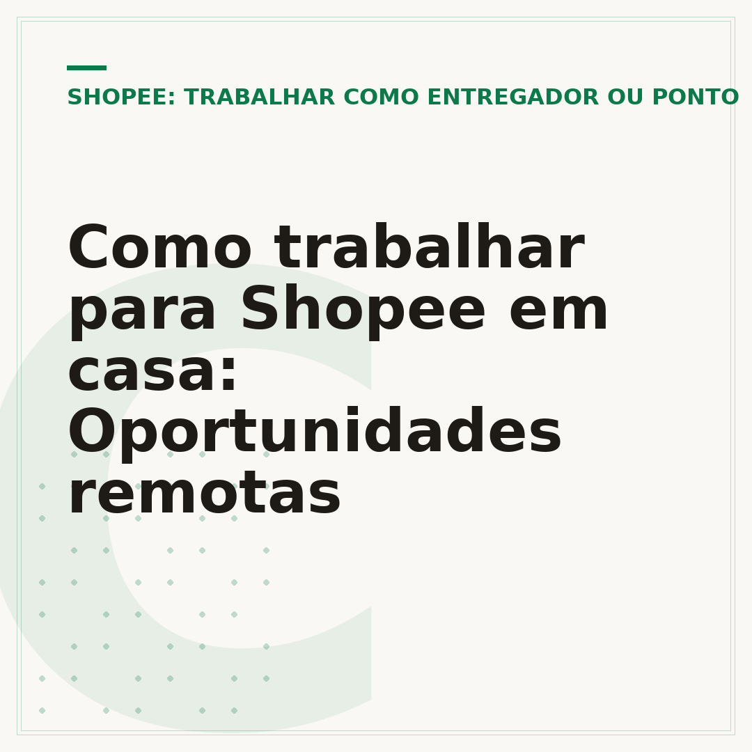 Como trabalhar para Shopee em casa: Oportunidades remotas