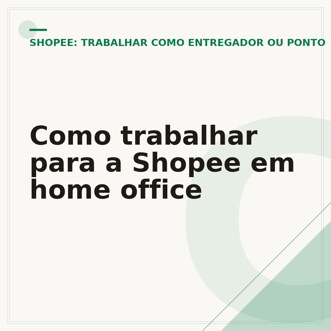Como trabalhar para a Shopee em home office