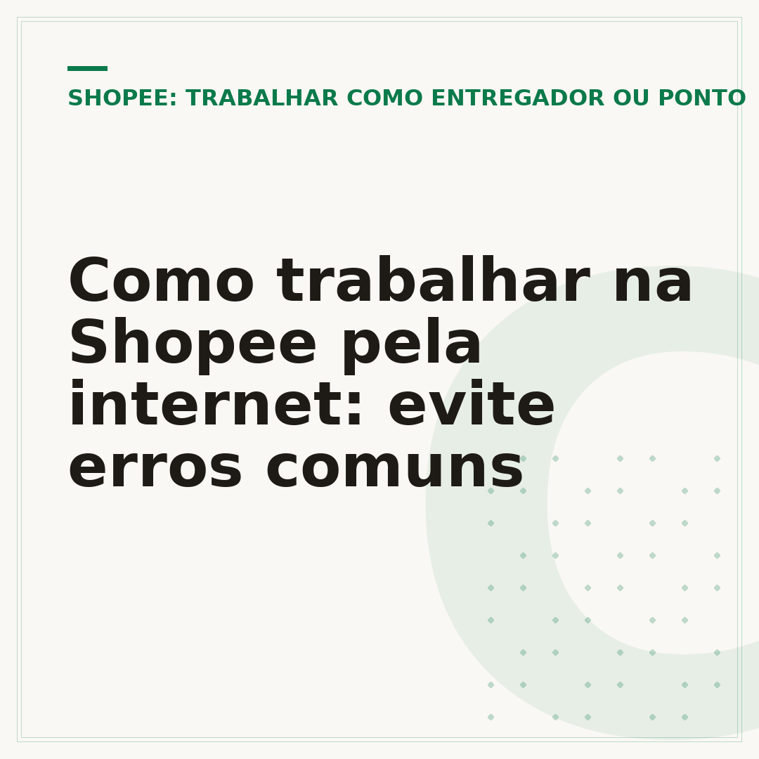 Como trabalhar na Shopee pela internet: evite erros comuns