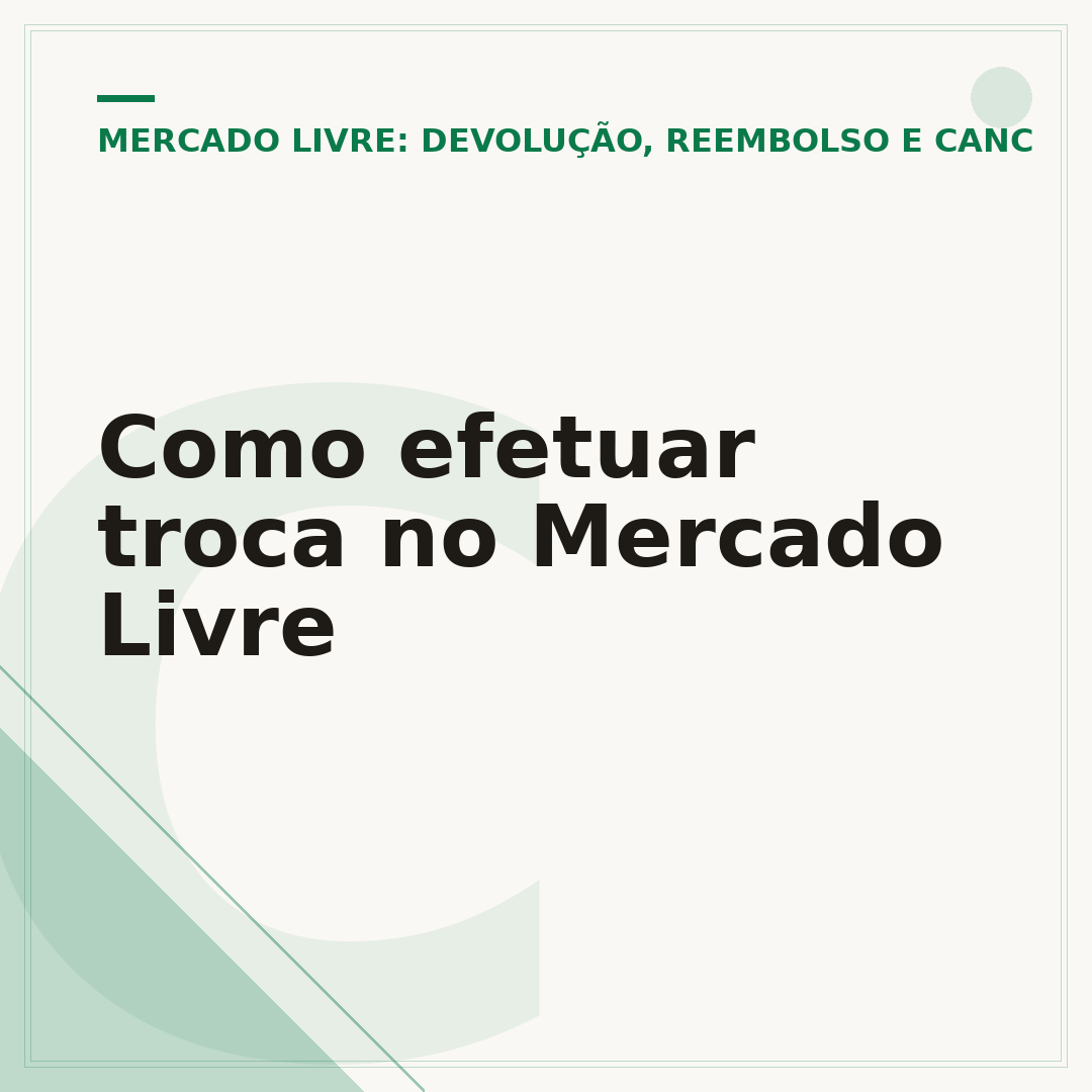 Como efetuar troca no Mercado Livre