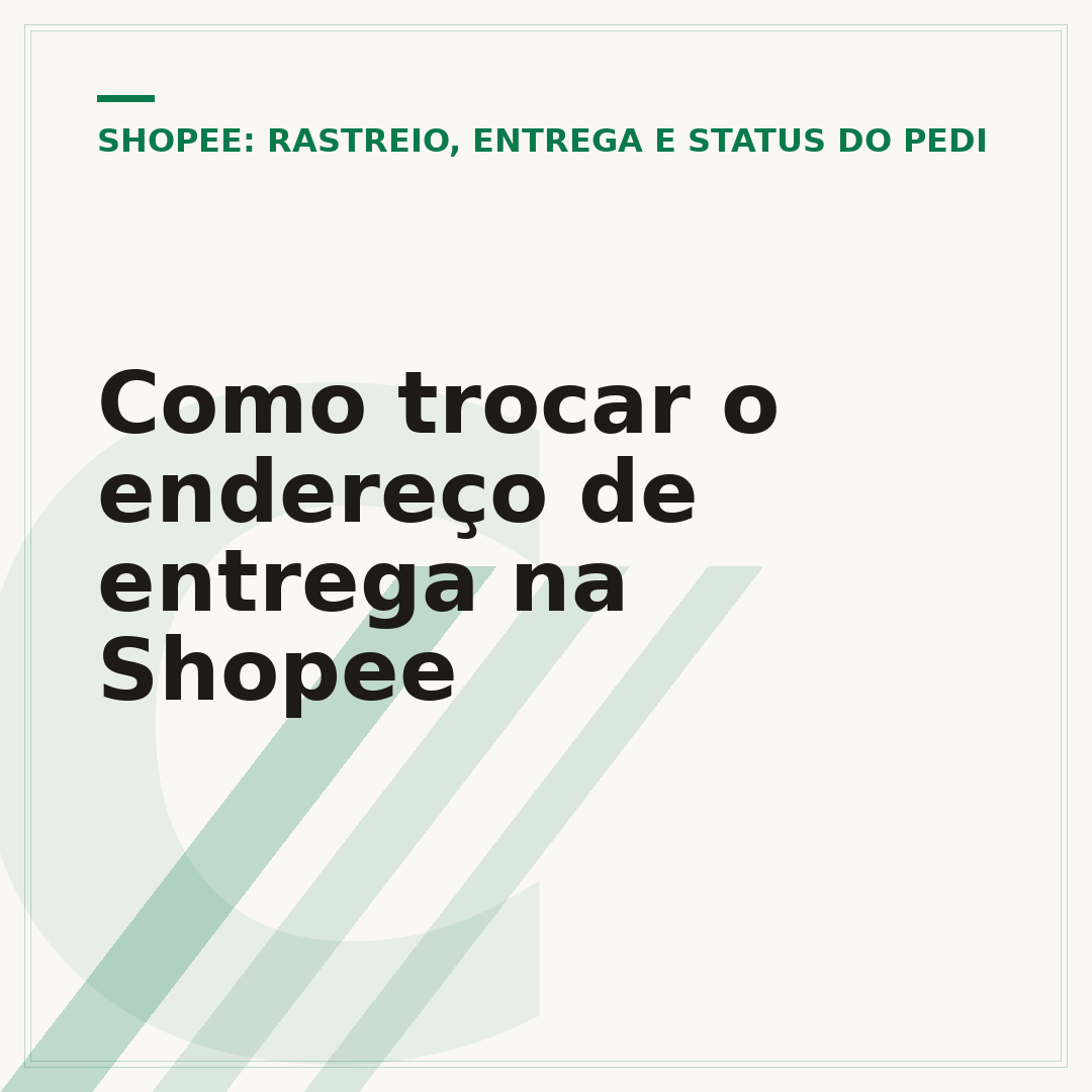 Como trocar o endereço de entrega na Shopee