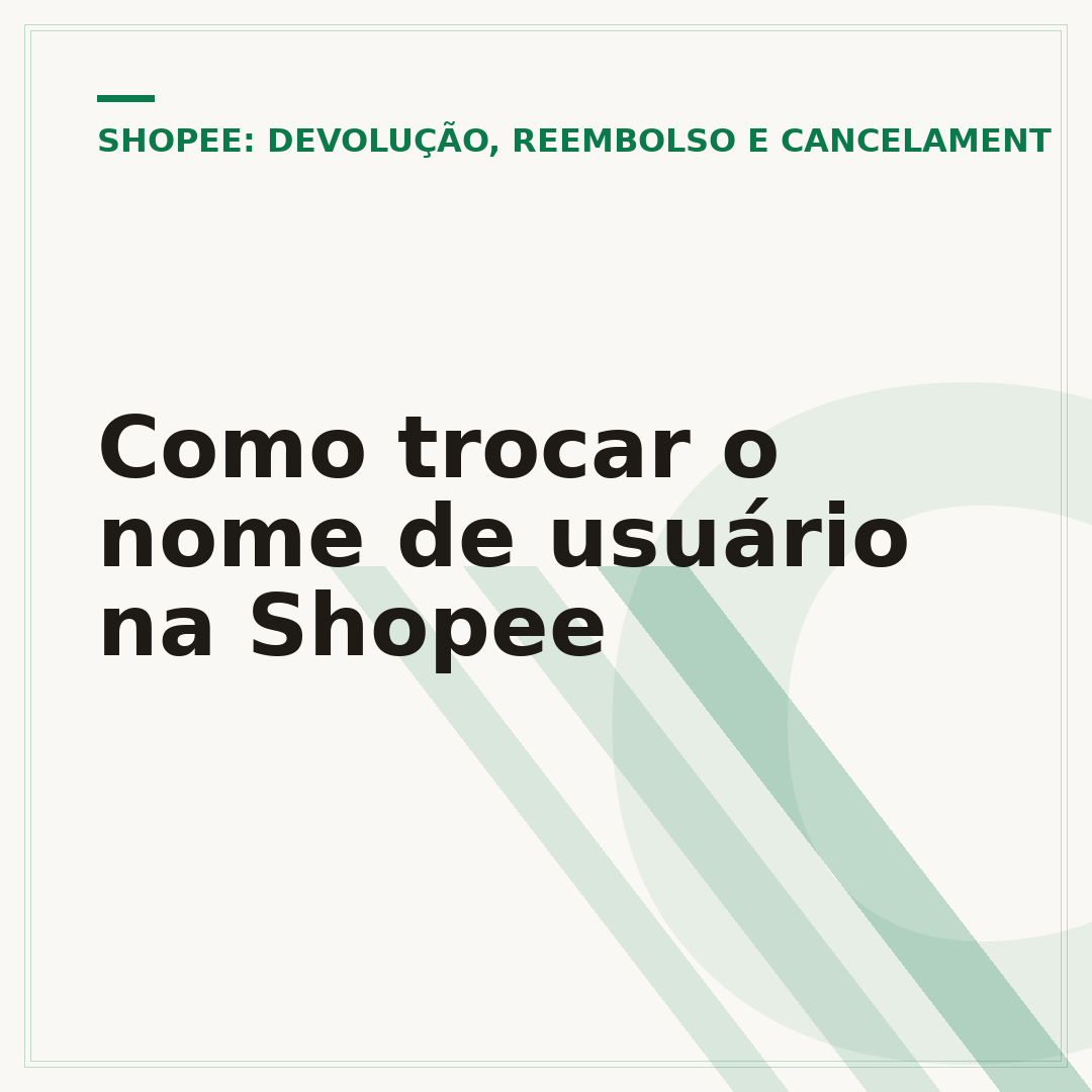 Como trocar o nome de usuário na Shopee
