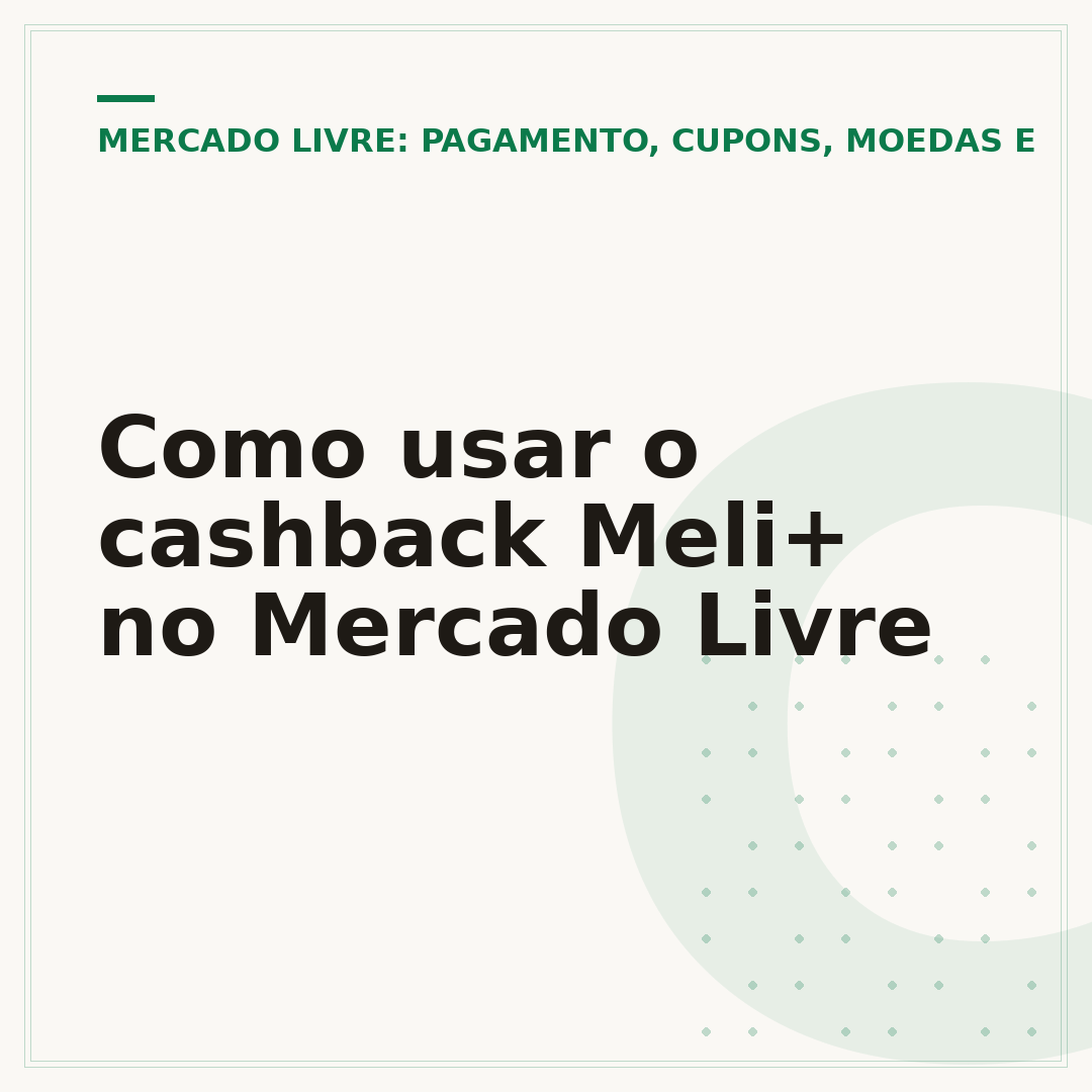 Como usar o cashback Meli+ no Mercado Livre