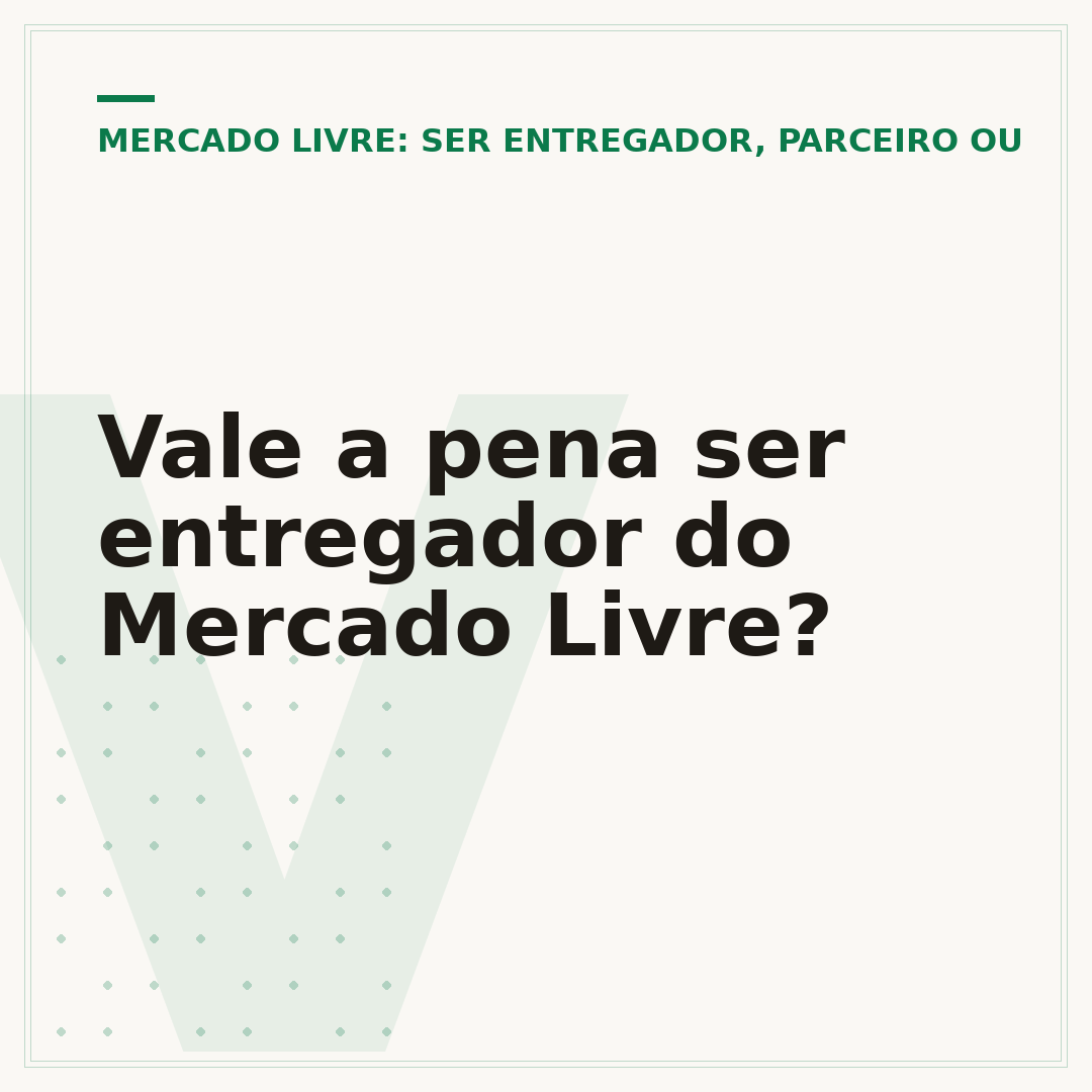 Vale a pena ser entregador do Mercado Livre?