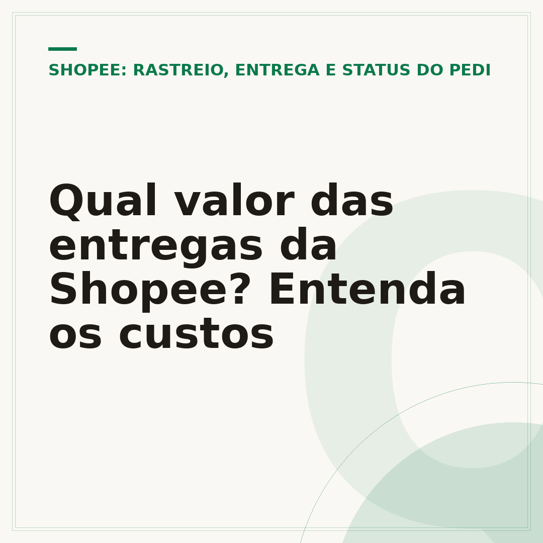 Qual valor das entregas da Shopee? Entenda os custos