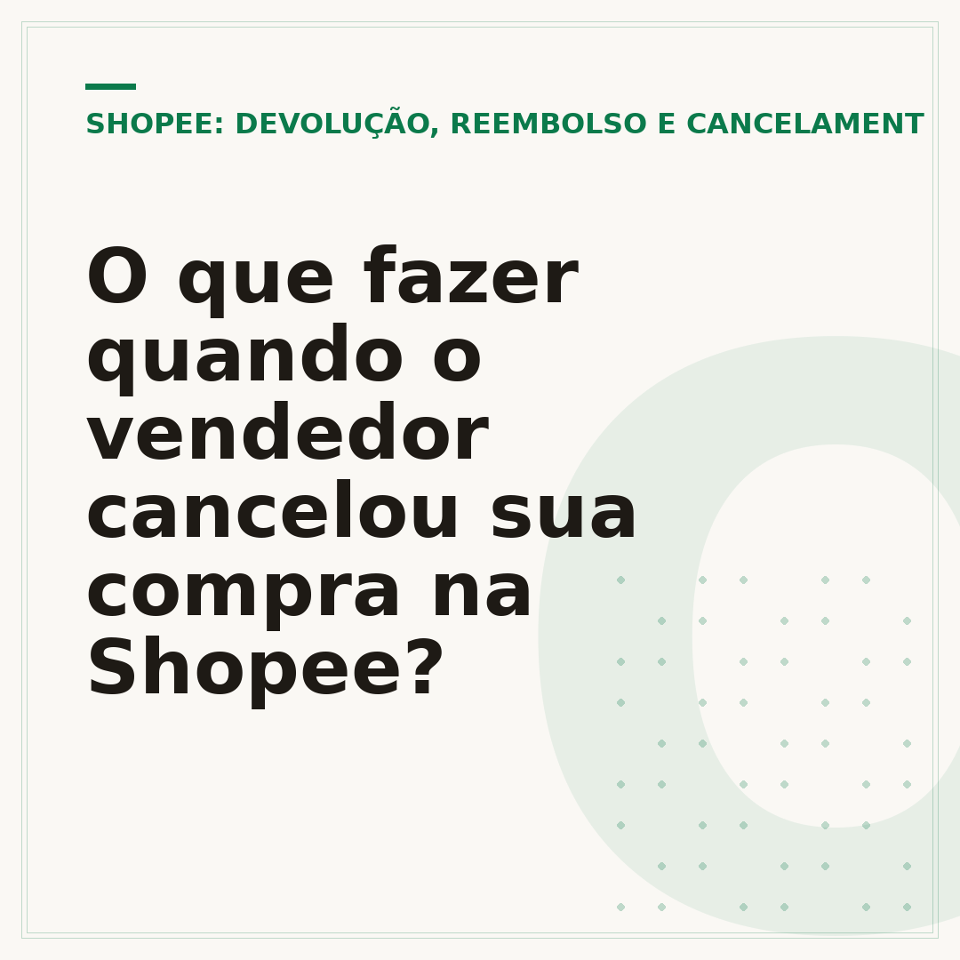O que fazer quando o vendedor cancelou sua compra na Shopee?