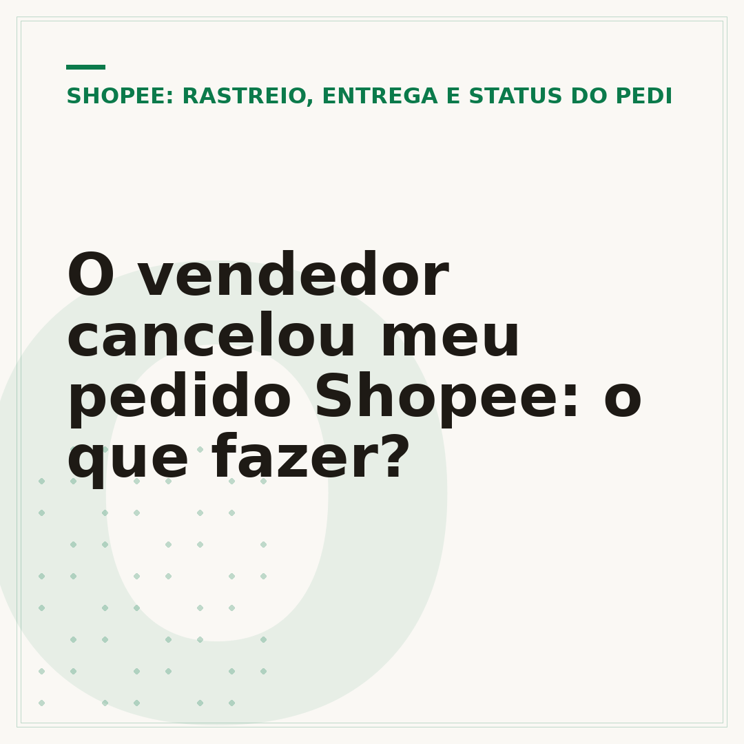 O vendedor cancelou meu pedido Shopee: o que fazer?