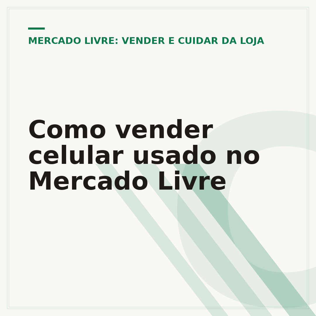 Como vender celular usado no Mercado Livre
