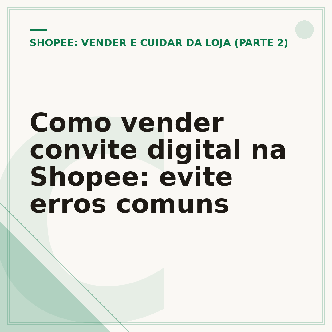 Como vender convite digital na Shopee: evite erros comuns