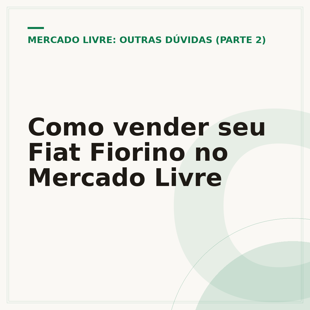 Como vender seu Fiat Fiorino no Mercado Livre