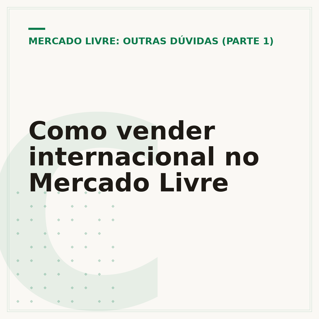 Como vender internacional no Mercado Livre