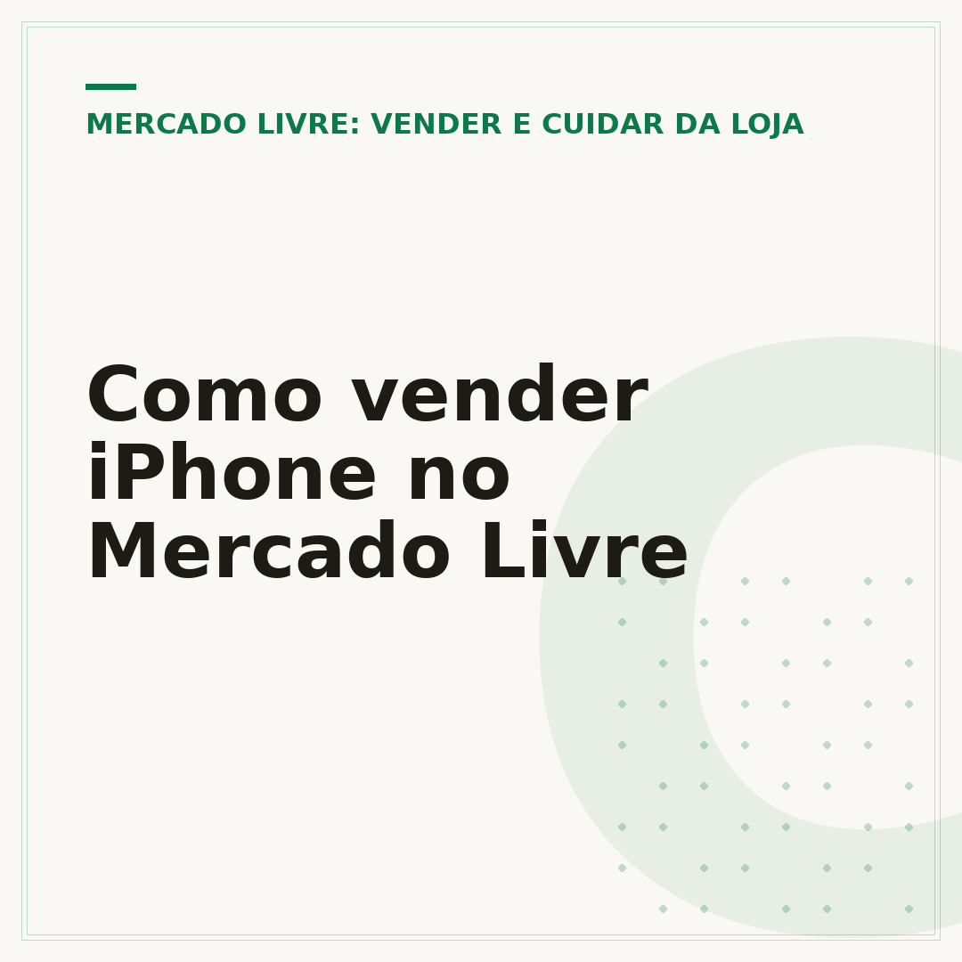 Como vender iPhone no Mercado Livre