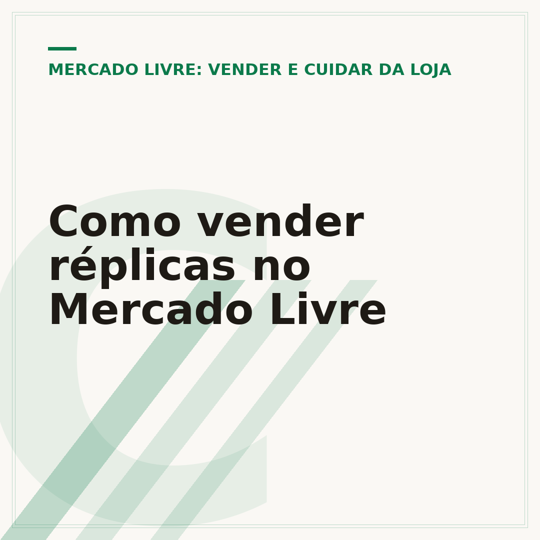 Como vender réplicas no Mercado Livre