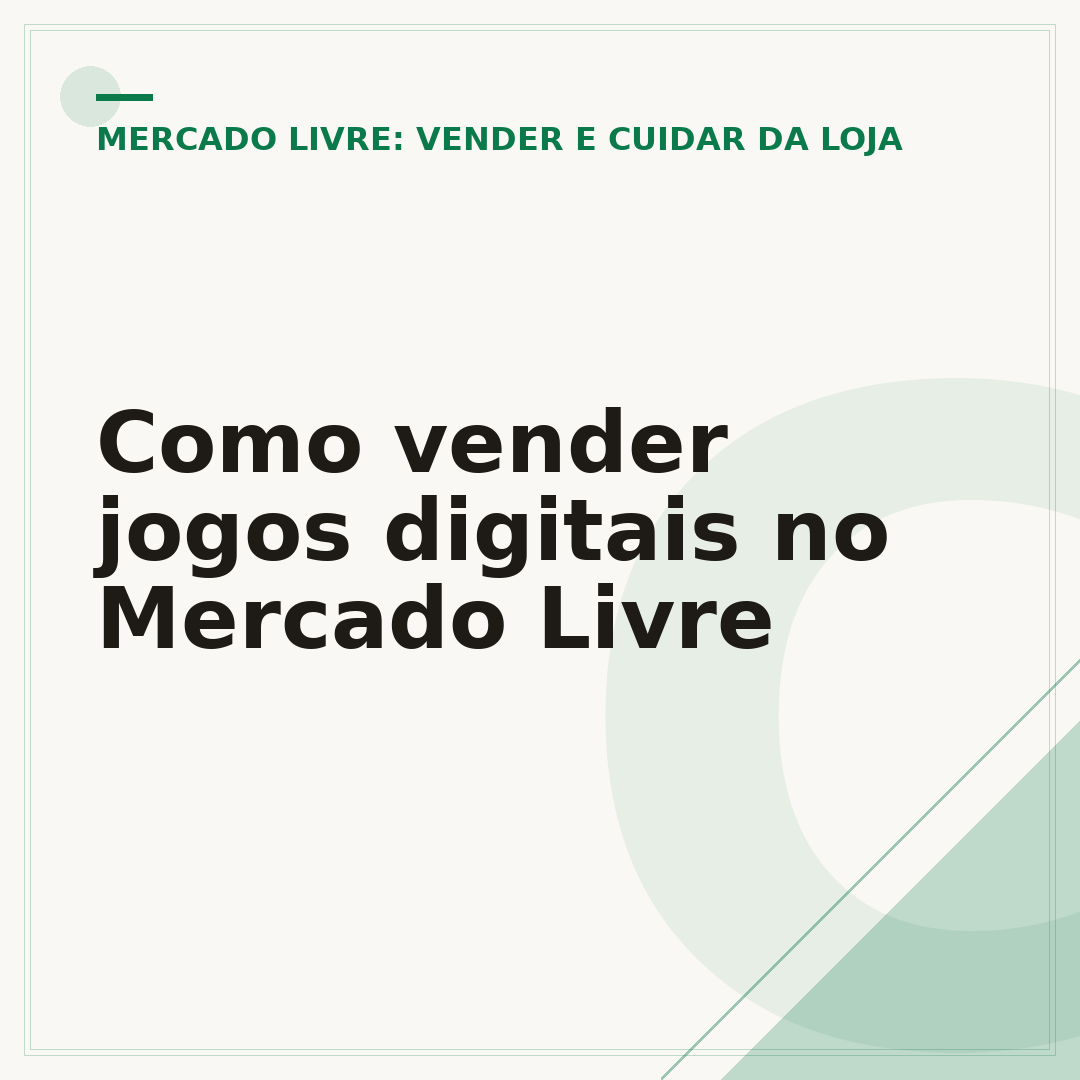 Como vender jogos digitais no Mercado Livre