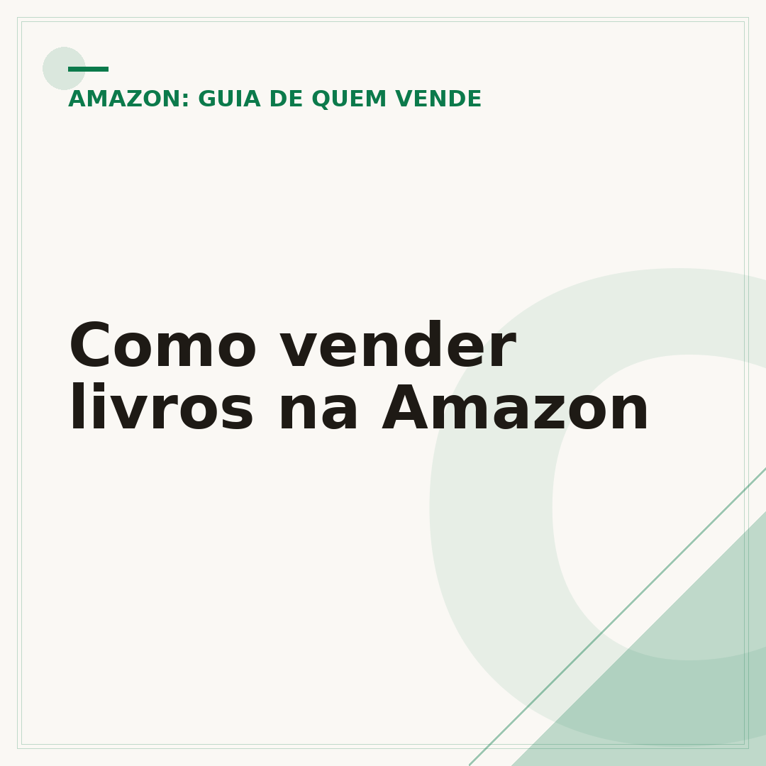 Como vender livros na Amazon
