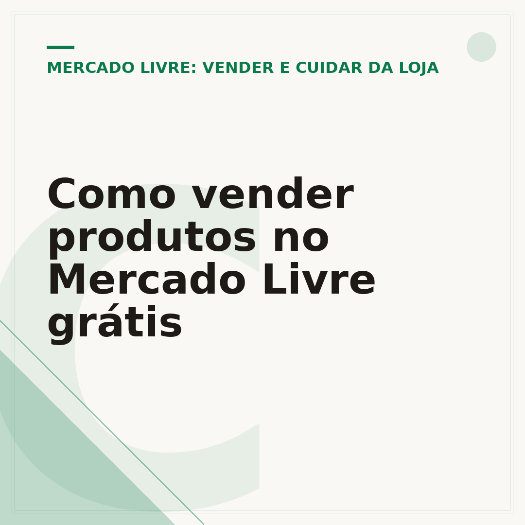 Como vender produtos no Mercado Livre grátis