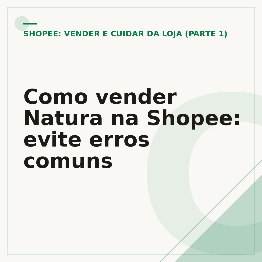 Como vender Natura na Shopee: evite erros comuns