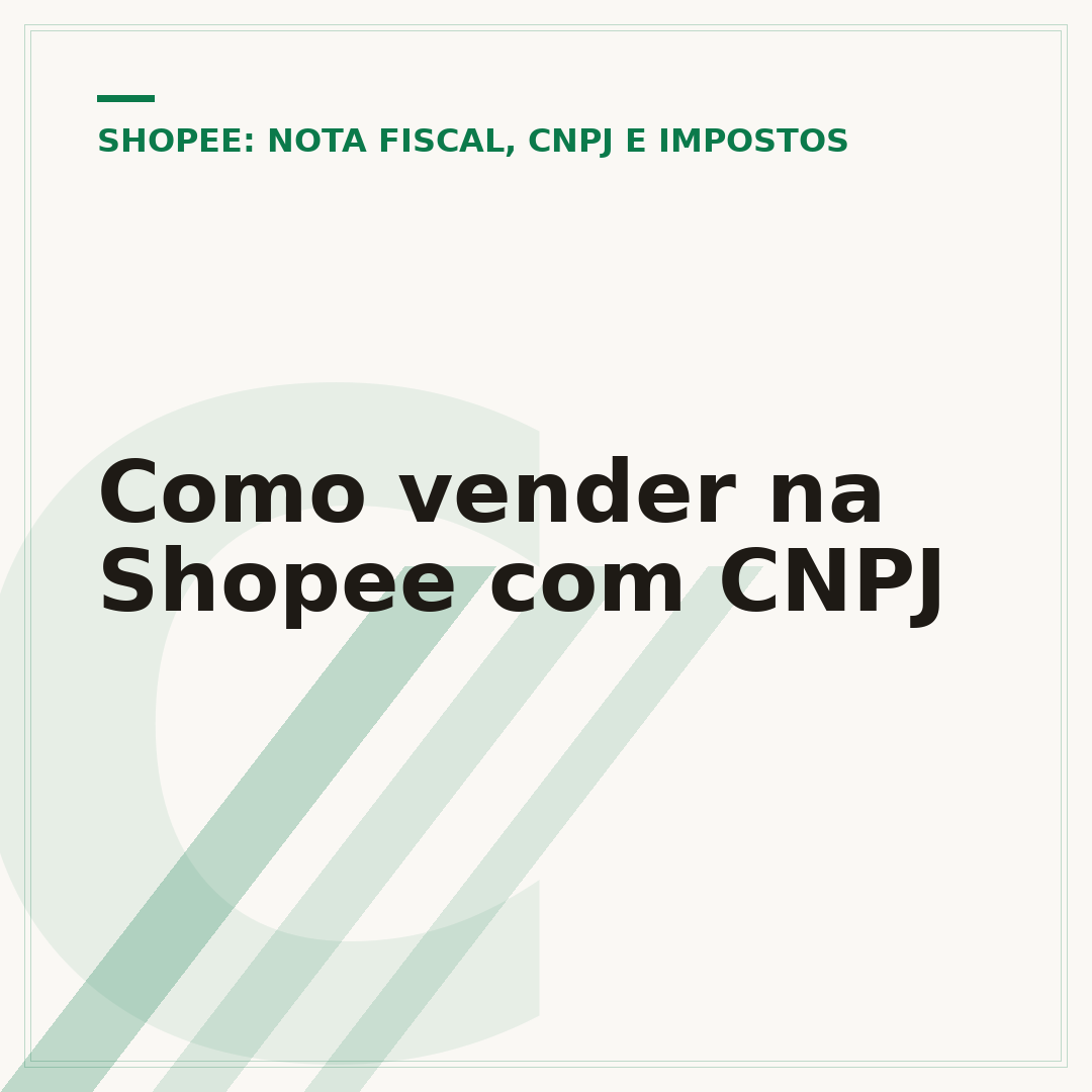 Como vender na Shopee com CNPJ