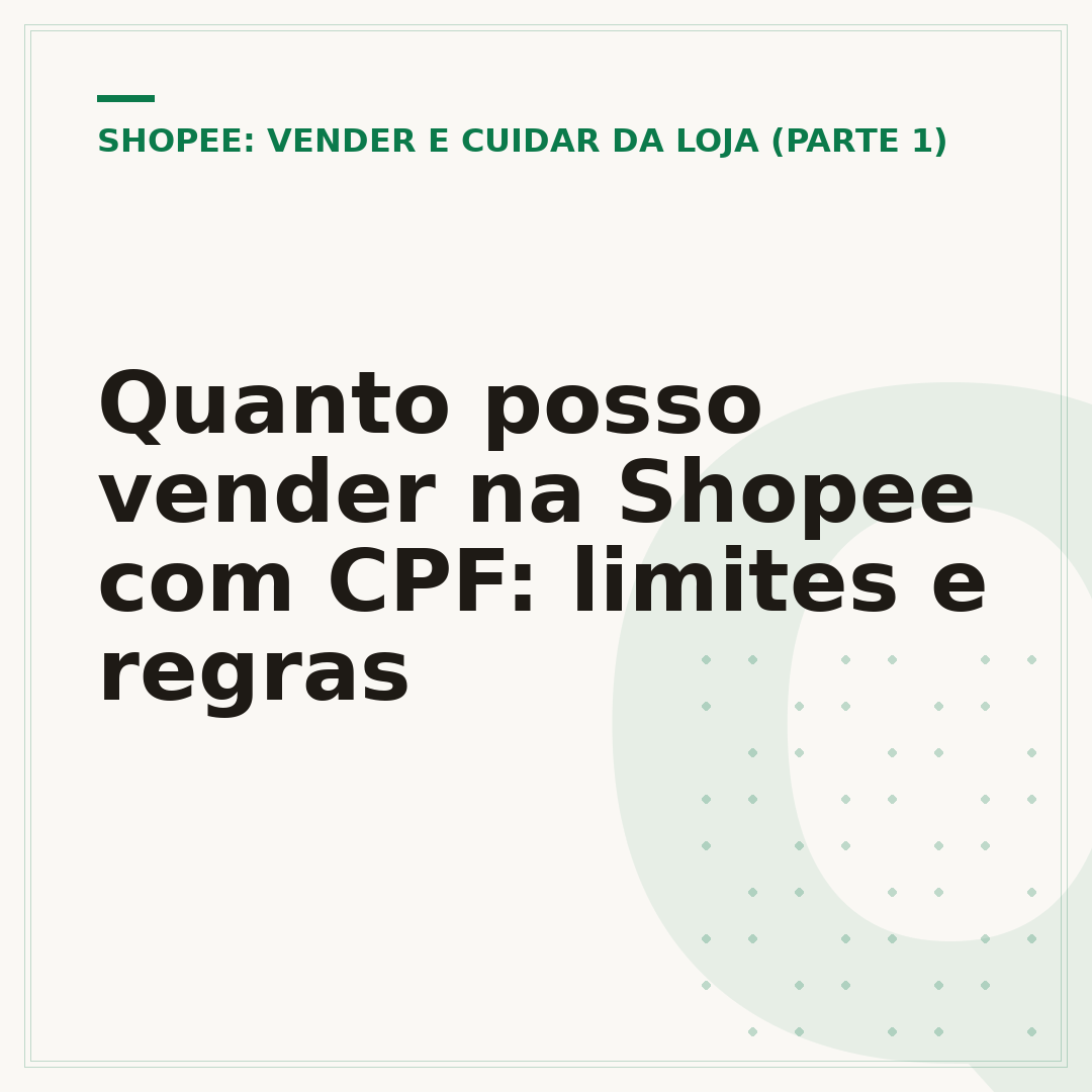Quanto posso vender na Shopee com CPF: limites e regras
