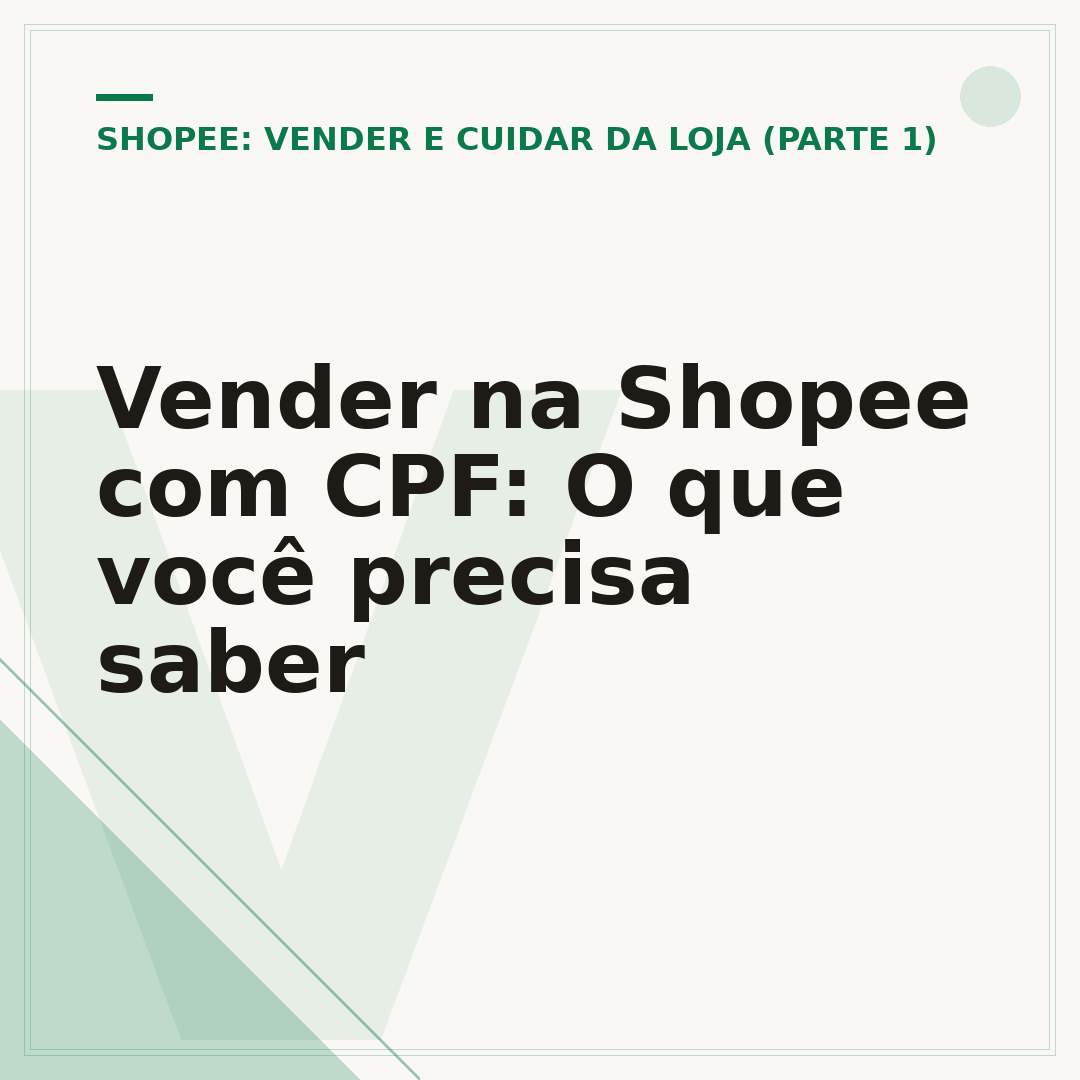 Vender na Shopee com CPF: O que você precisa saber