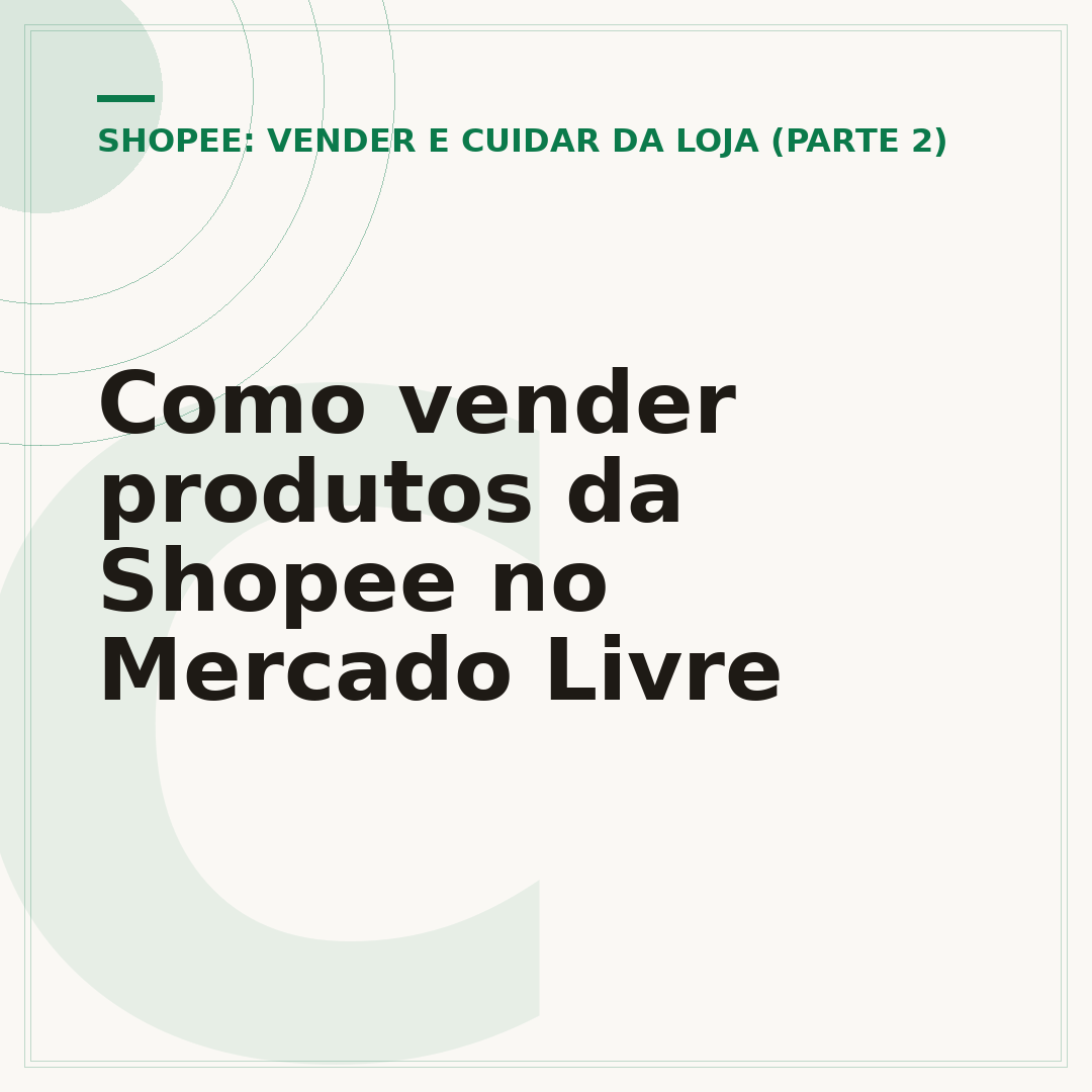 Como vender produtos da Shopee no Mercado Livre