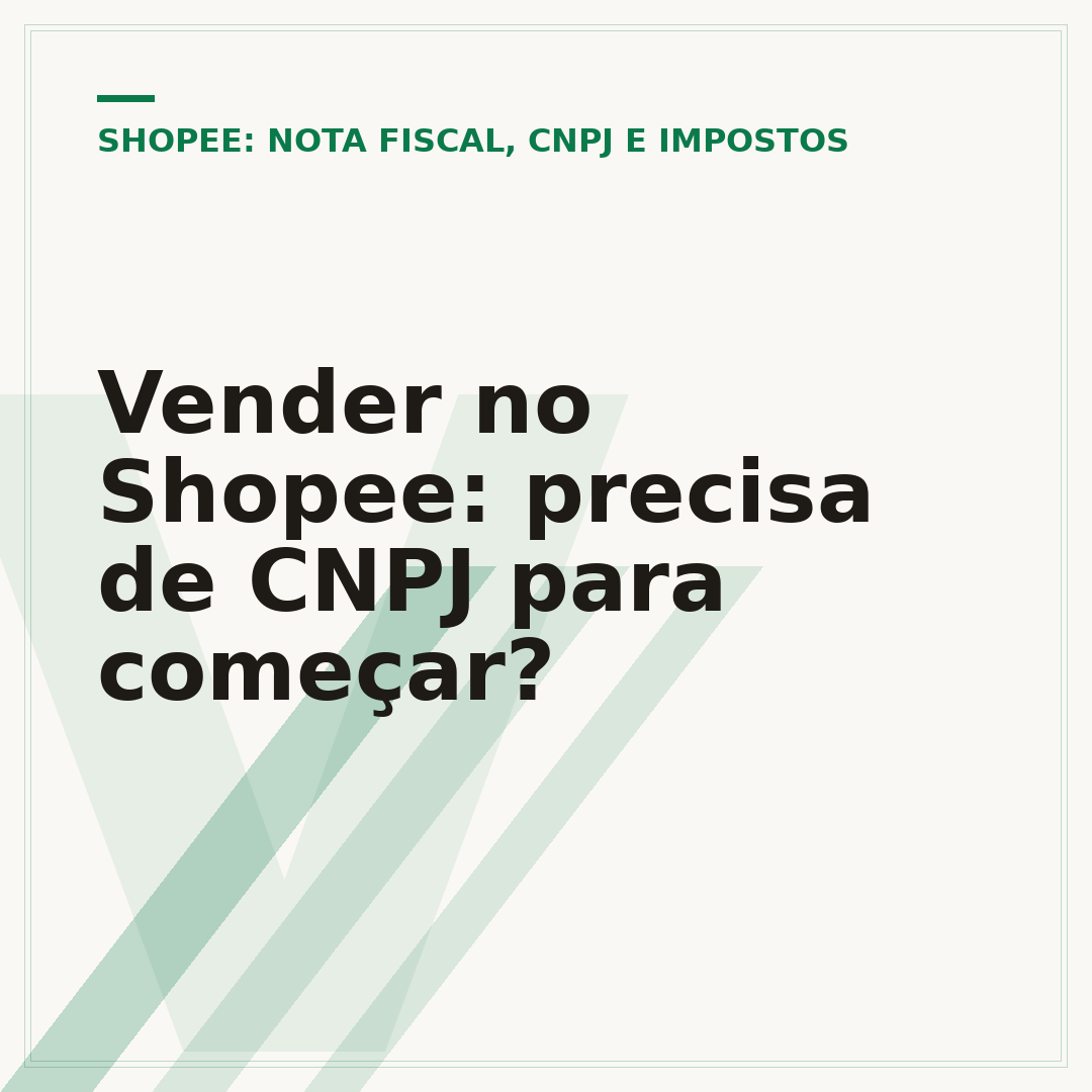 Vender no Shopee: precisa de CNPJ para começar?