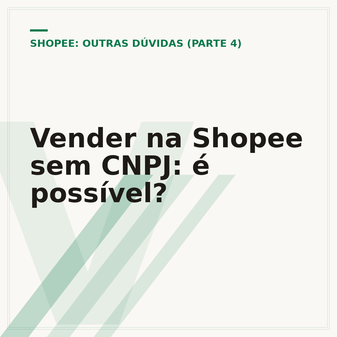 Vender na Shopee sem CNPJ: é possível?