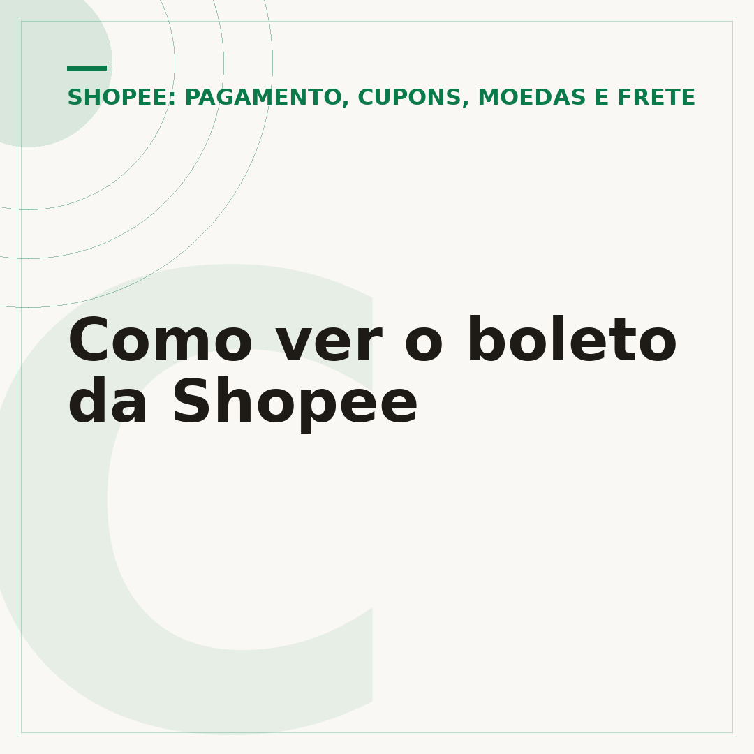 Como ver o boleto da Shopee