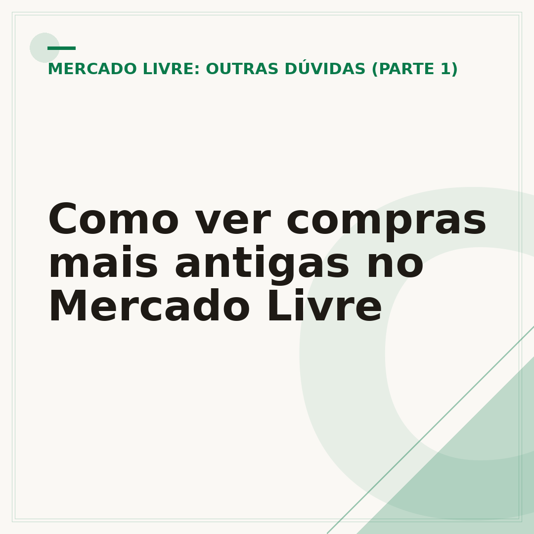 Como ver compras mais antigas no Mercado Livre