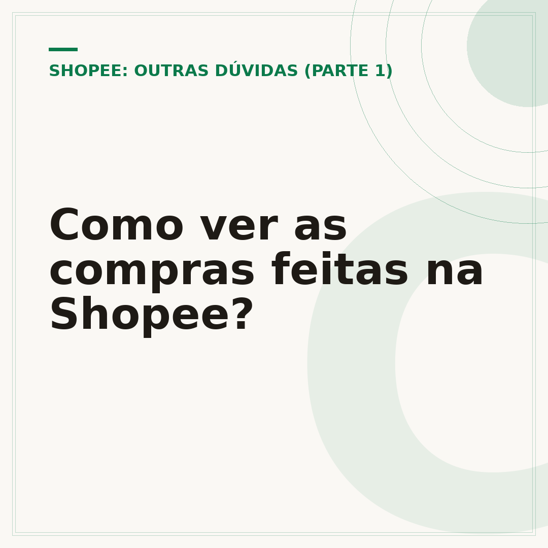 Como ver as compras feitas na Shopee?