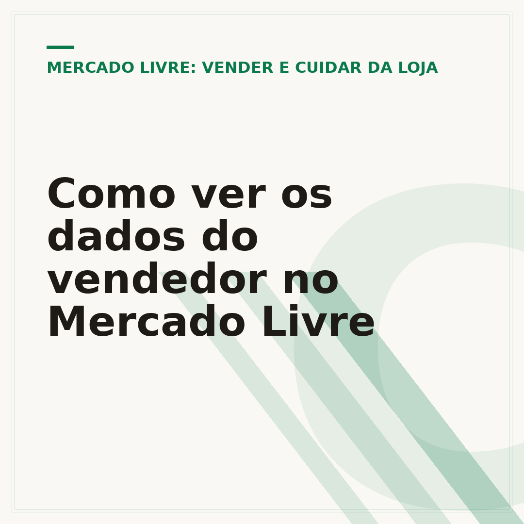Como ver os dados do vendedor no Mercado Livre