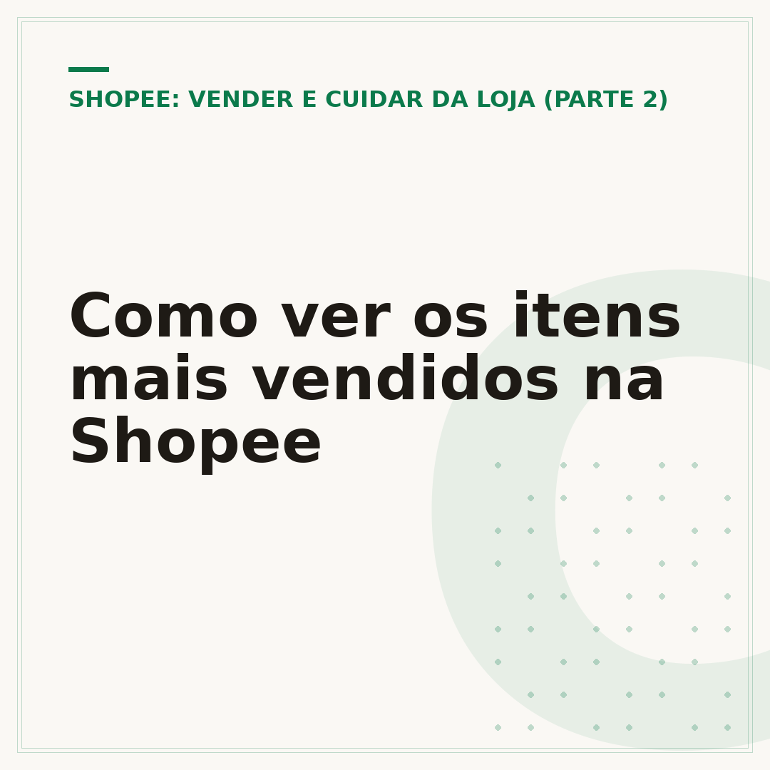 Como ver os itens mais vendidos na Shopee