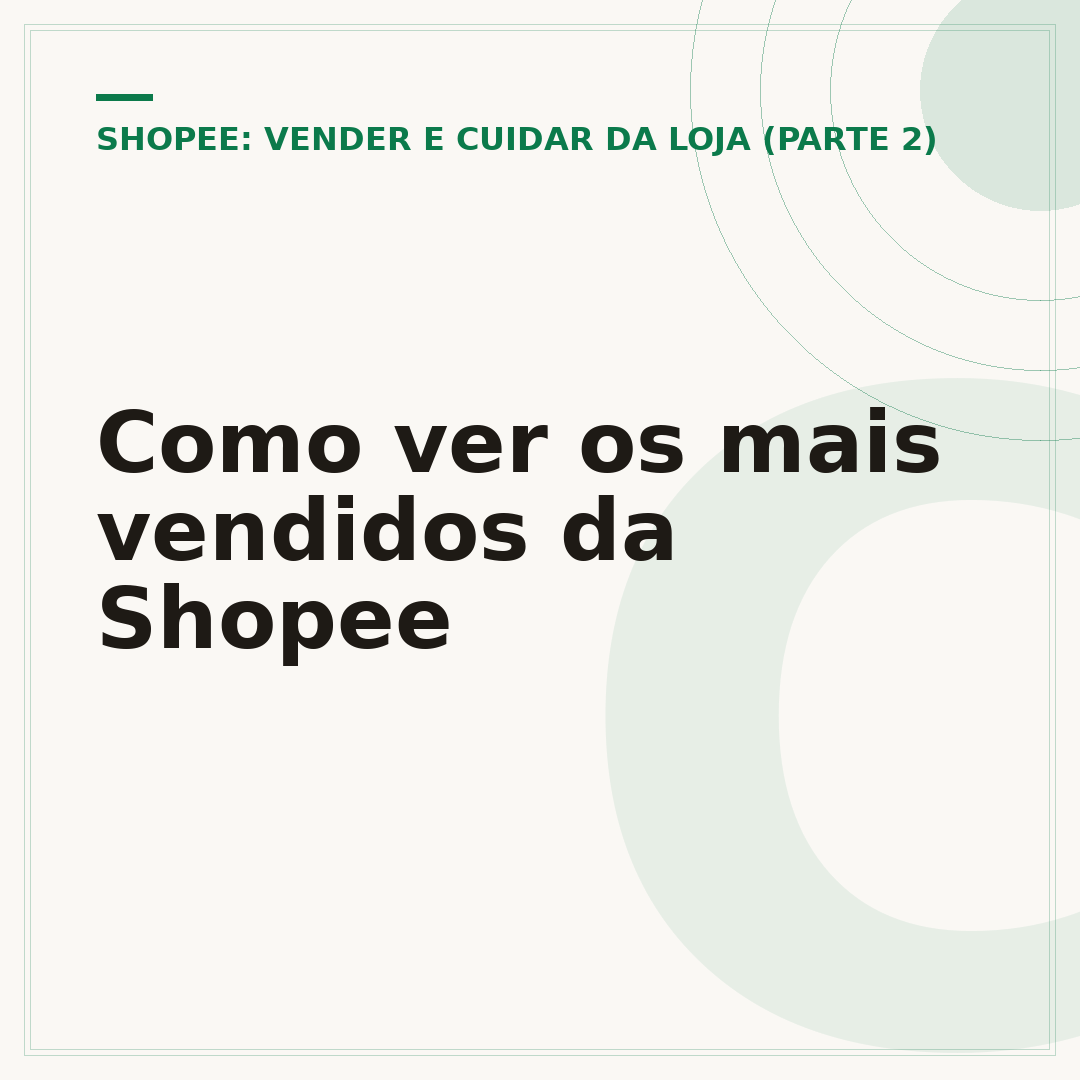 Como ver os mais vendidos da Shopee