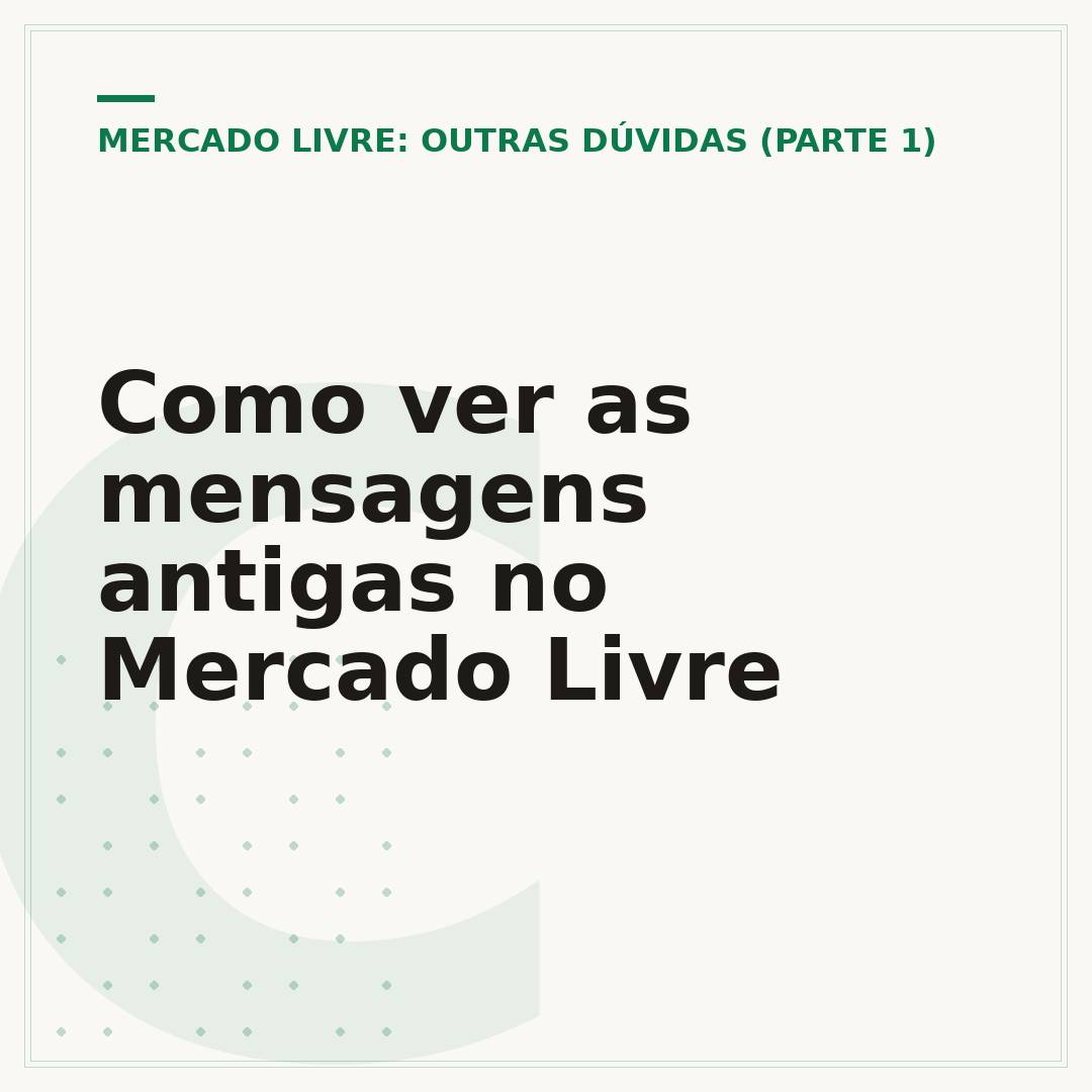 Como ver as mensagens antigas no Mercado Livre