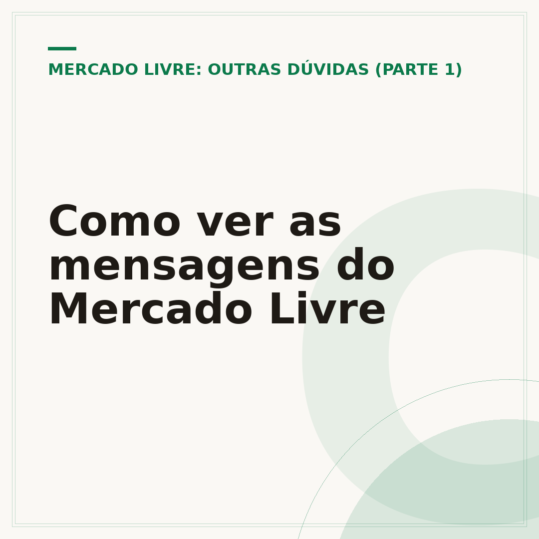 Como ver as mensagens do Mercado Livre