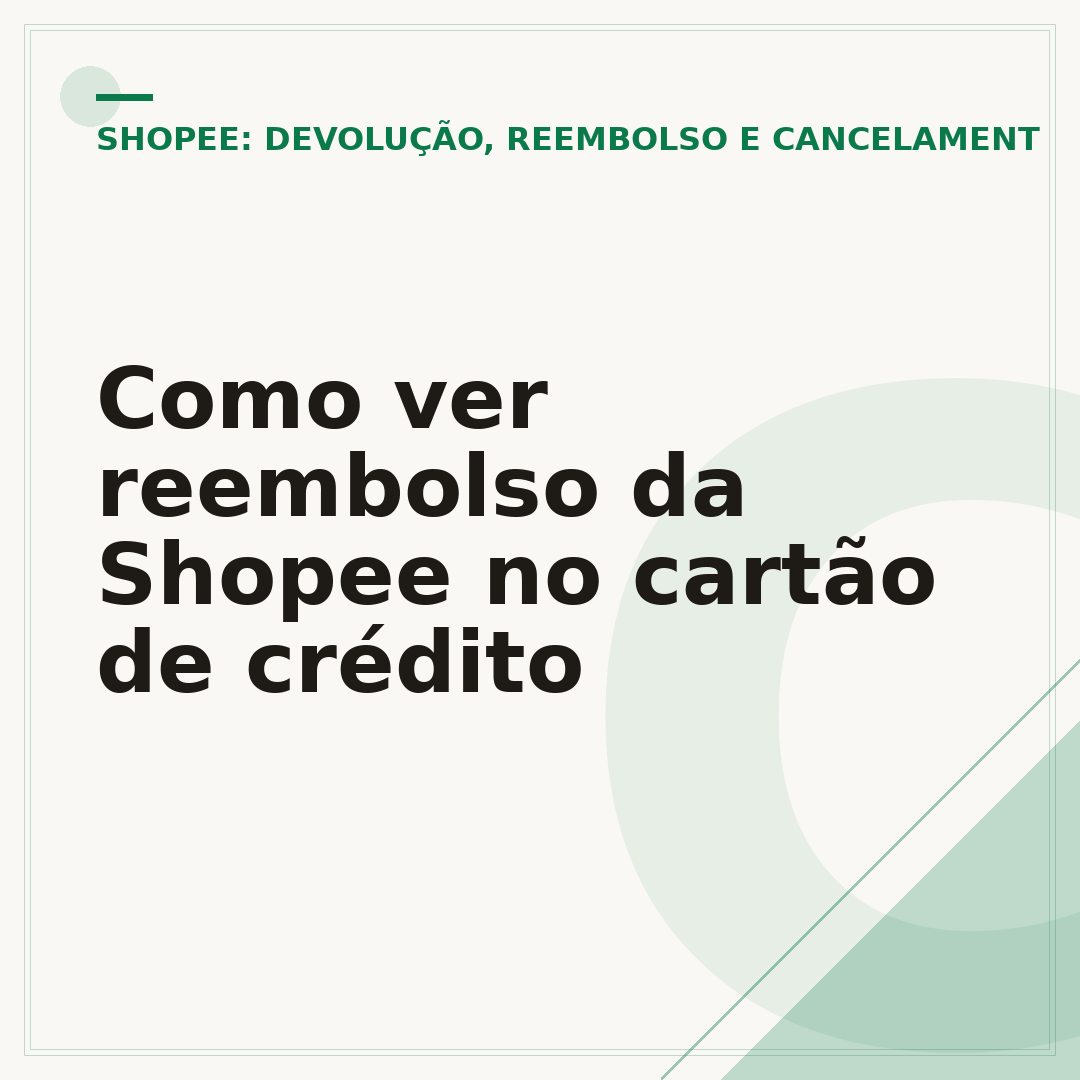 Como ver reembolso da Shopee no cartão de crédito