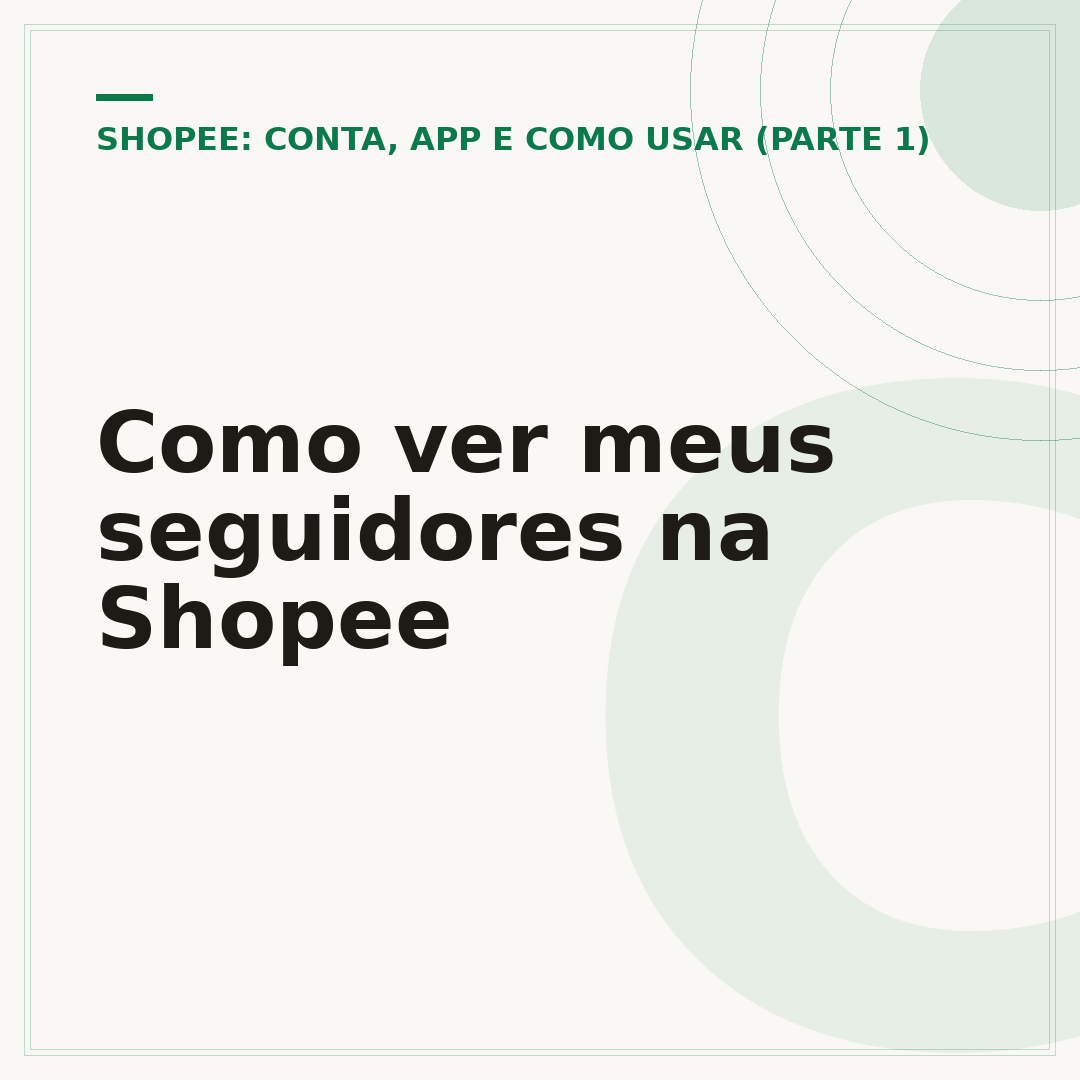 Como ver meus seguidores na Shopee