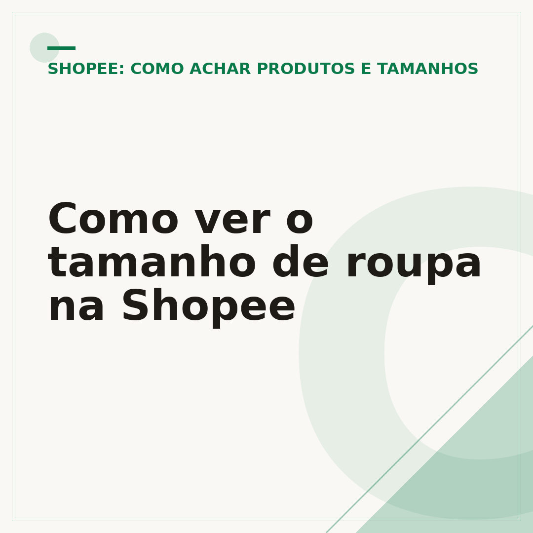 Como ver o tamanho de roupa na Shopee