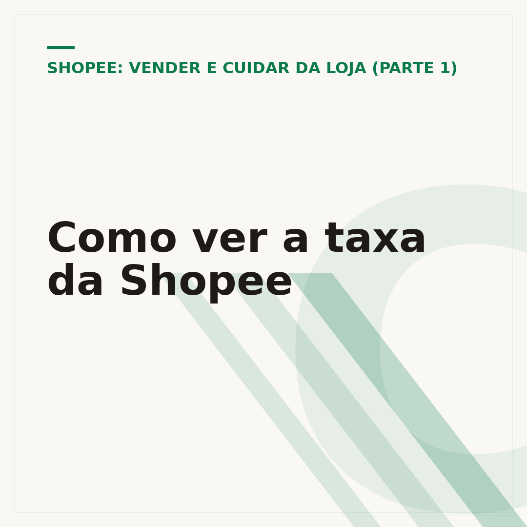 Como ver a taxa da Shopee