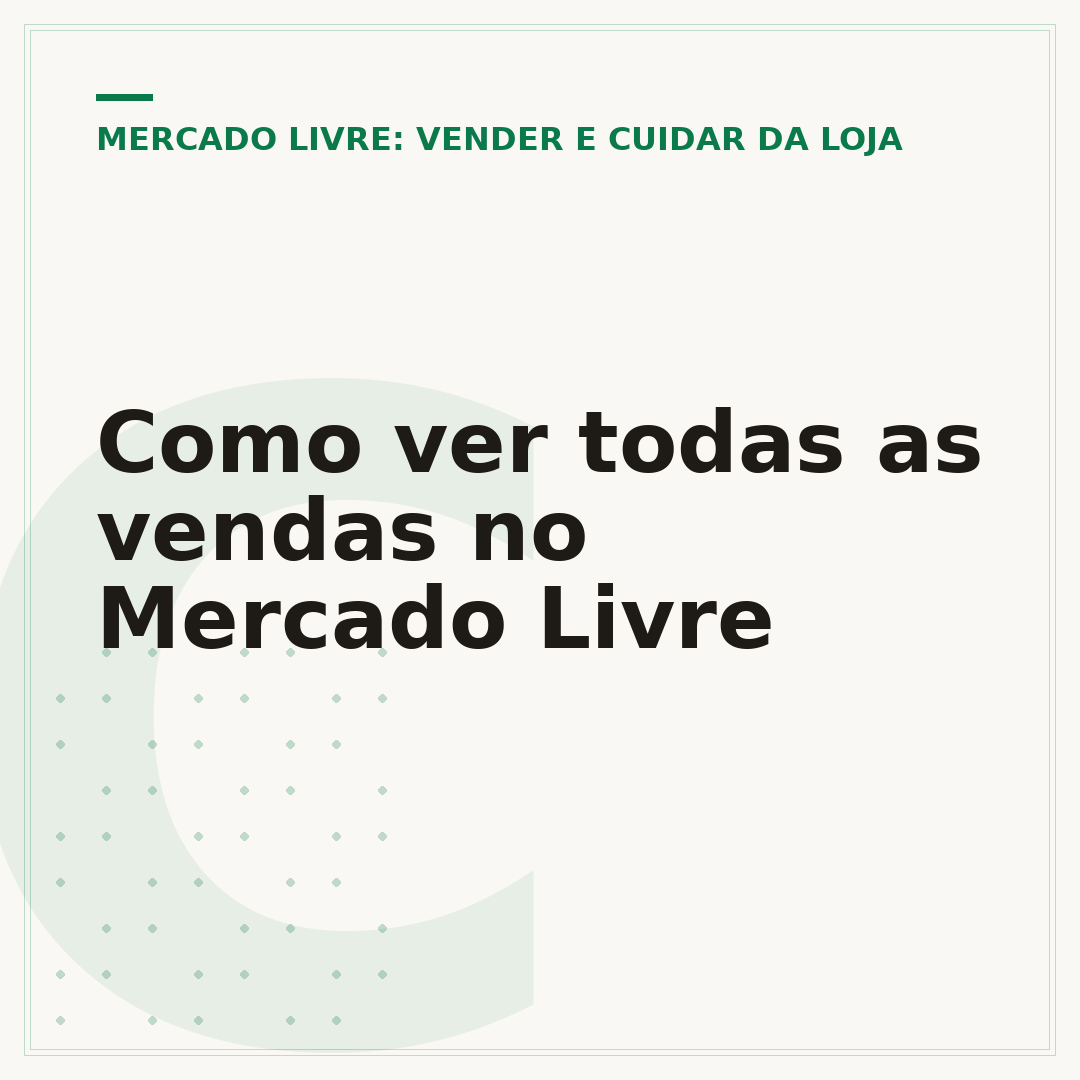 Como ver todas as vendas no Mercado Livre