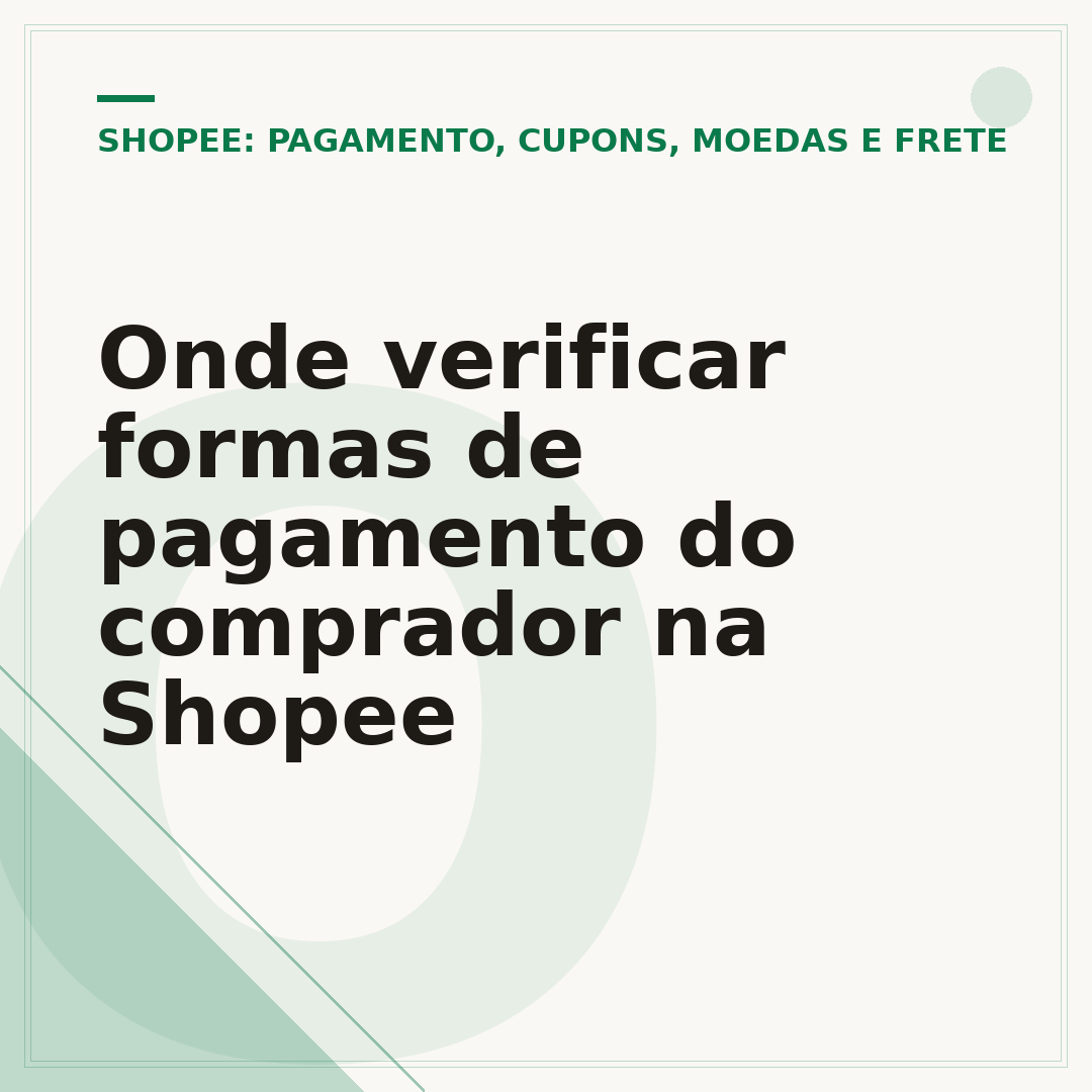 Onde verificar formas de pagamento do comprador na Shopee