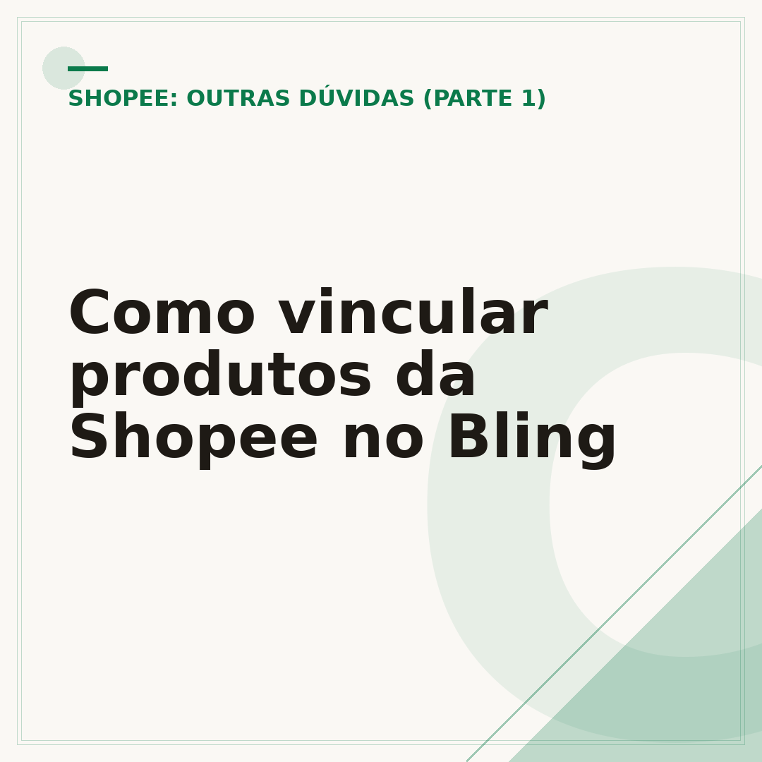 Como vincular produtos da Shopee no Bling